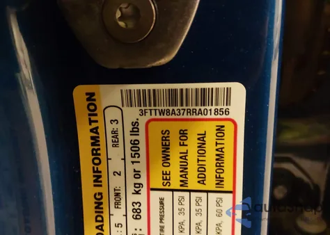 2024 Ford Maverick Xl from USA, damaged, VIN 3FTTW8A37RRA01856